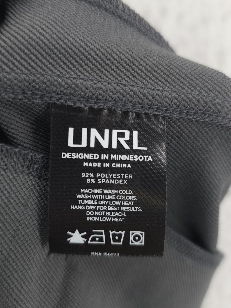 Nwt Unrl Apex Pants Golf Performance Stretch Graphite Gray Size 2xl — image 8 of 8